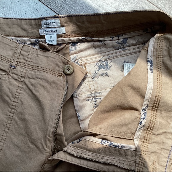 LLBean cargo pants khaki 14 - Picture 4 of 7